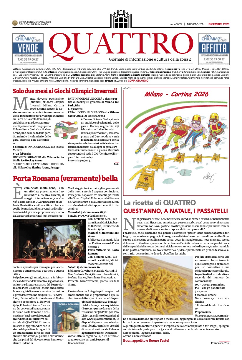 QUATTRO 268 dic 2025 cover